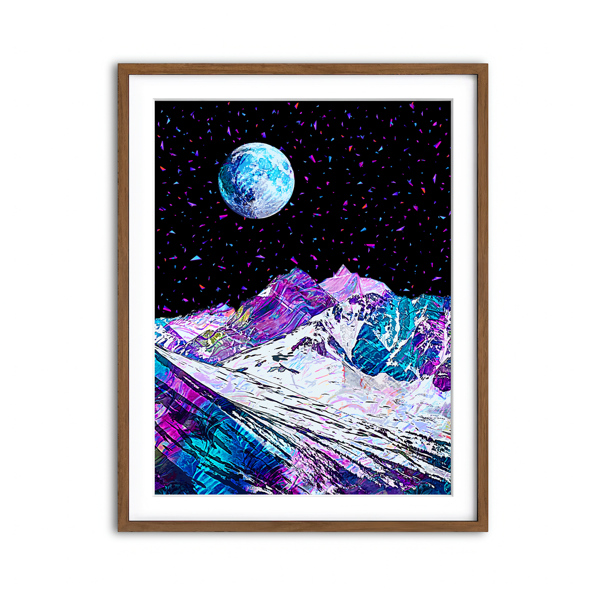 Framed Print 3x4 Walnut