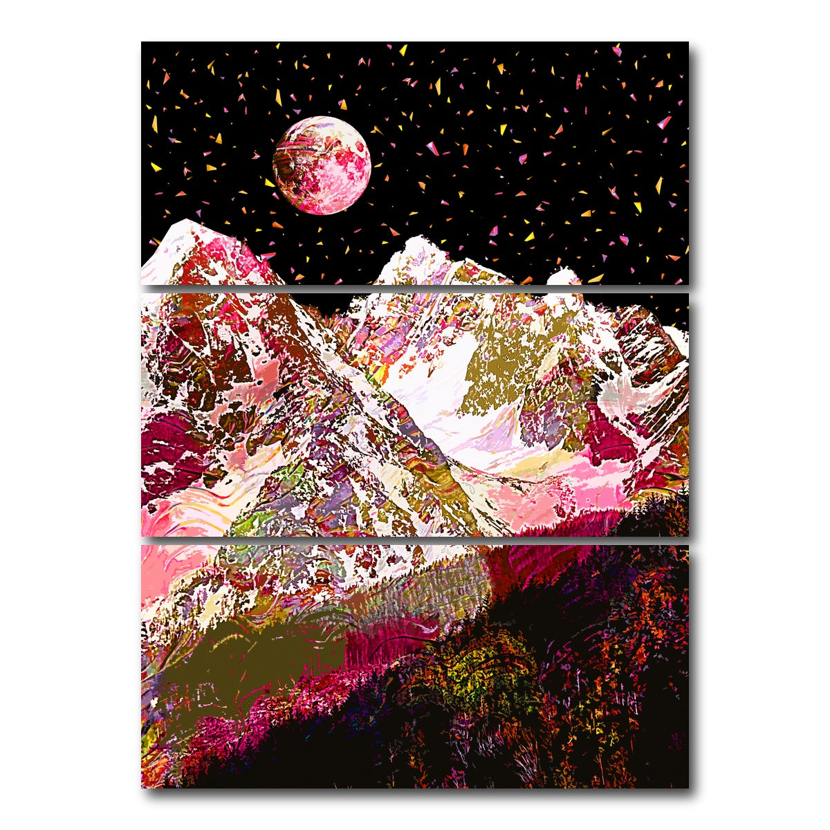 AUTO-MOCKUP WHITE | Moonscape 16 | 3 Piece | Gallery Wrap Canvas | group=8x18_stacked