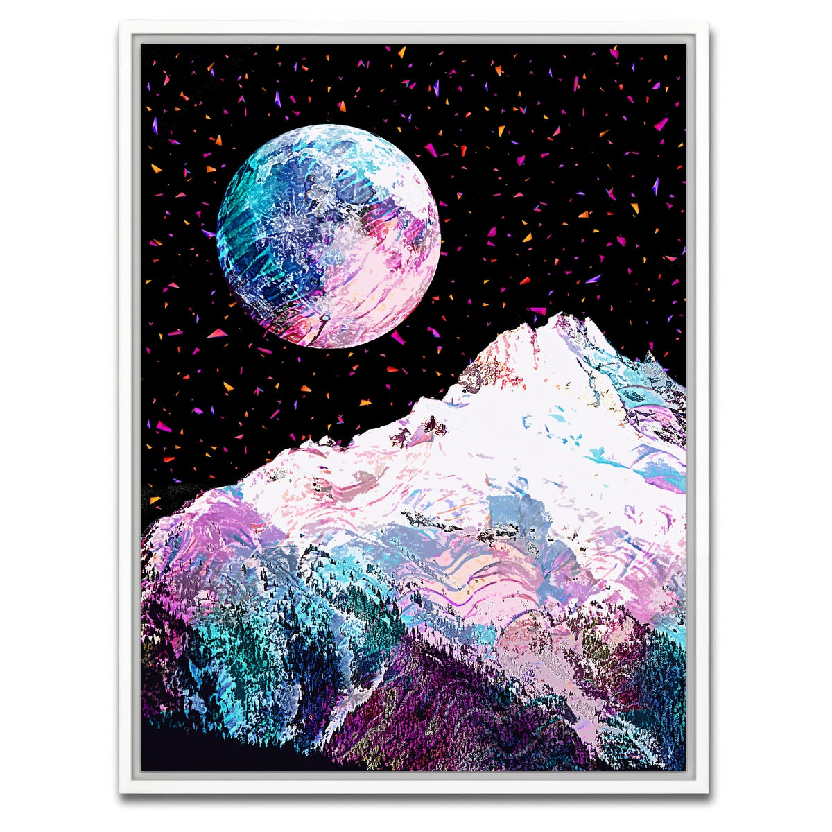 AUTO-MOCKUP WHITE | Moonscape 17 | 1 Piece | White Framed Canvas | group=3x4