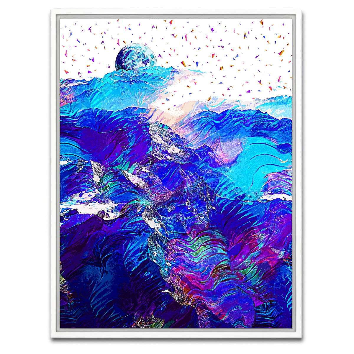 AUTO-MOCKUP WHITE | Moonscape 1 | 1 Piece | White Framed Canvas | group=3x4