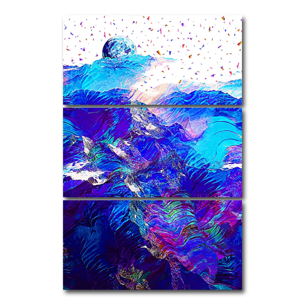 AUTO-MOCKUP WHITE | Moonscape 1 | 3 Piece | Gallery Wrap Canvas | group=12x24_stacked