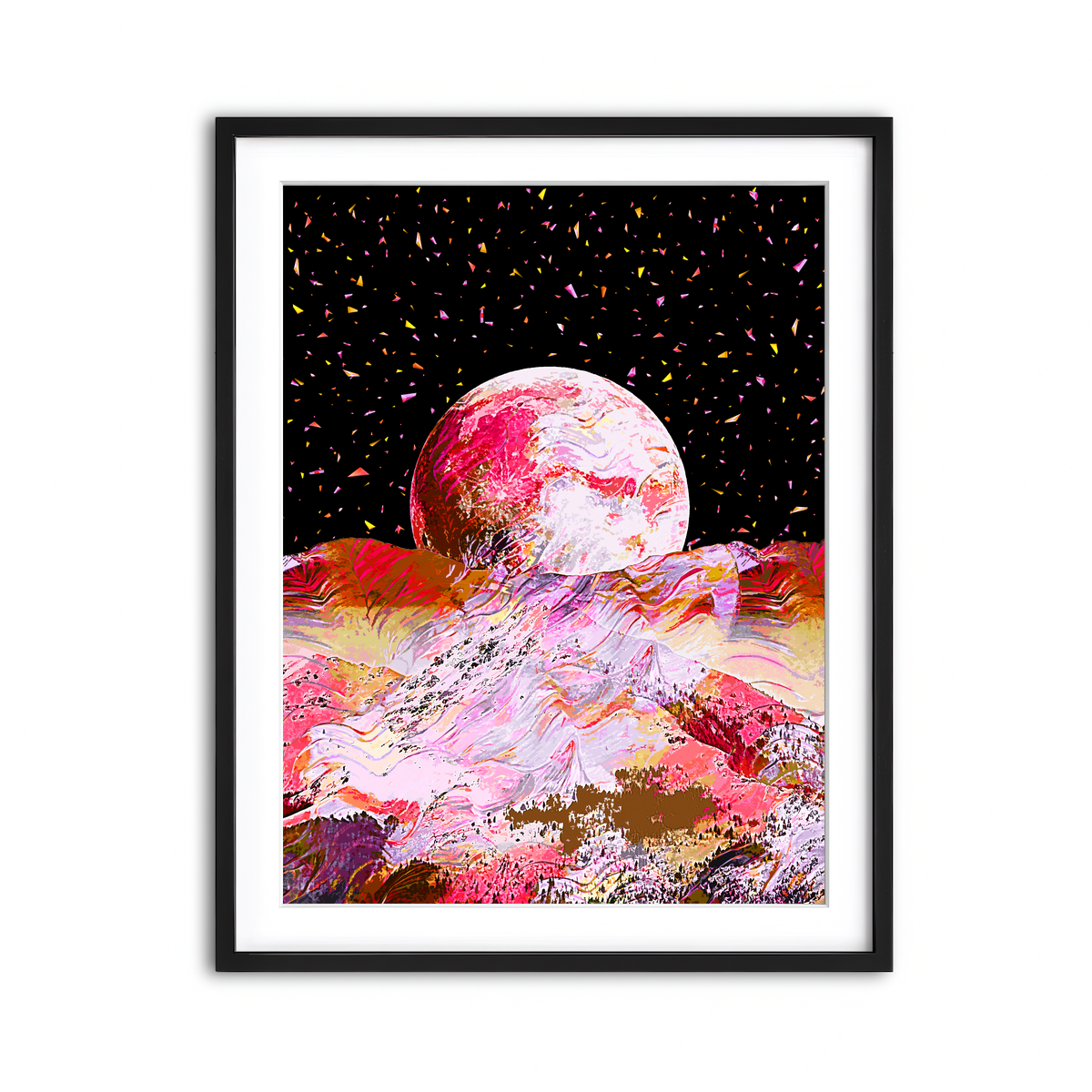 Framed Print 3x4 Black