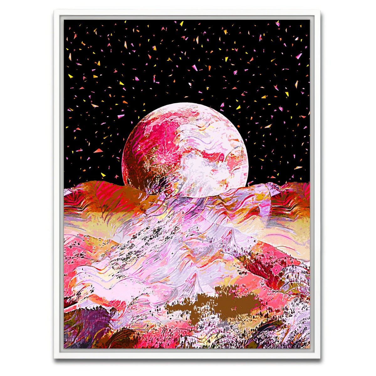 AUTO-MOCKUP WHITE | Moonscape 2 | 1 Piece | White Framed Canvas | group=3x4