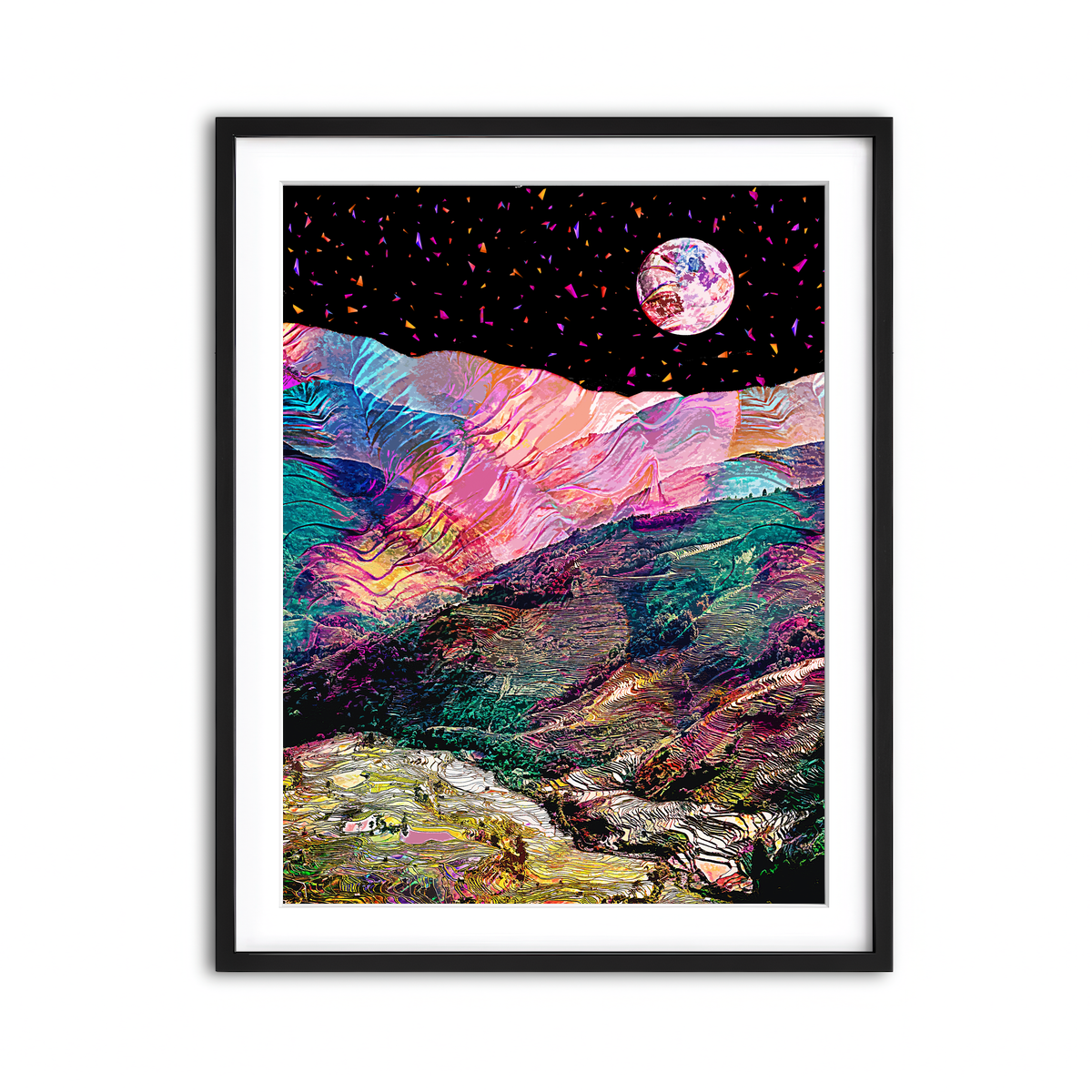 Framed Print 3x4 Black