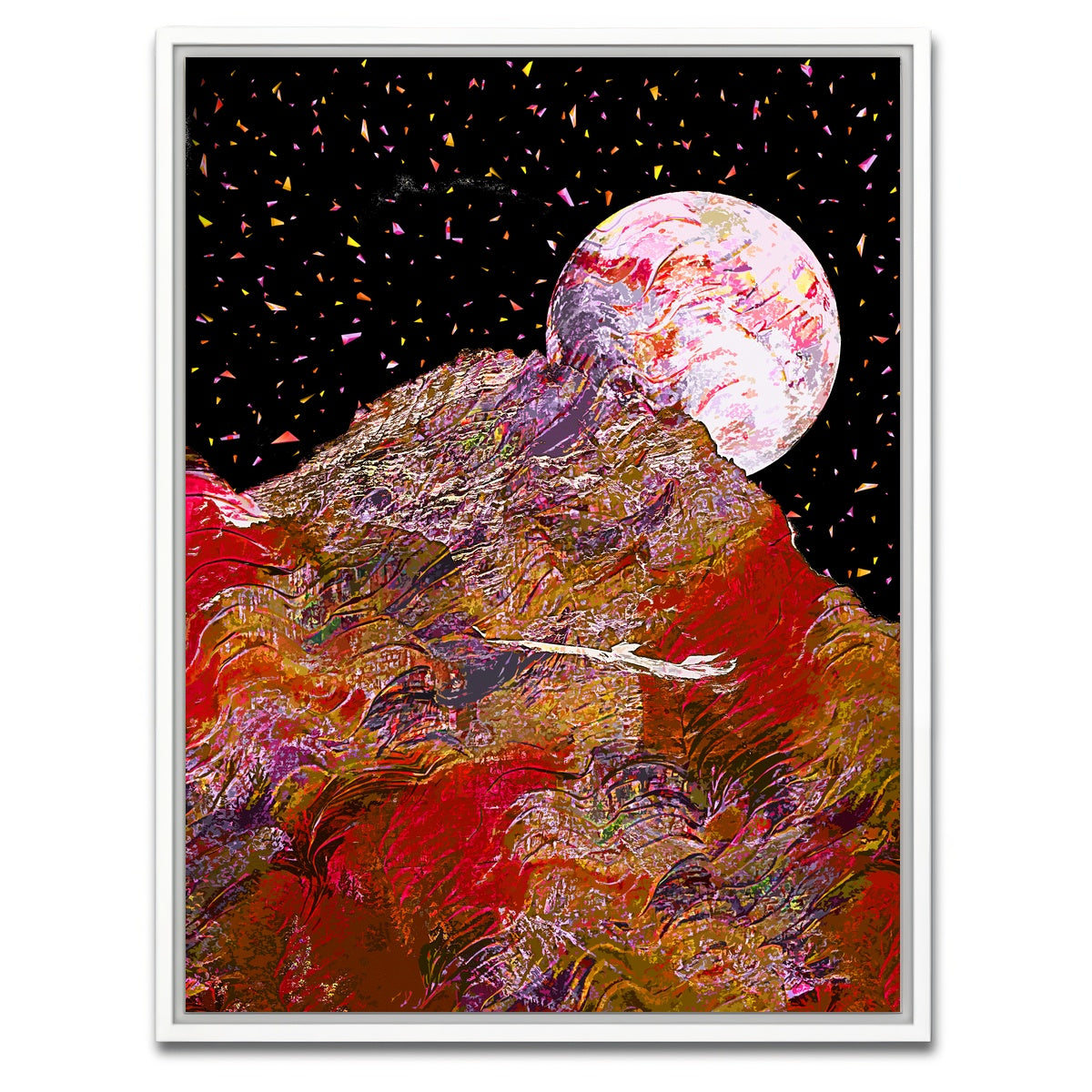 AUTO-MOCKUP WHITE | Moonscape 4 | 1 Piece | White Framed Canvas | group=3x4