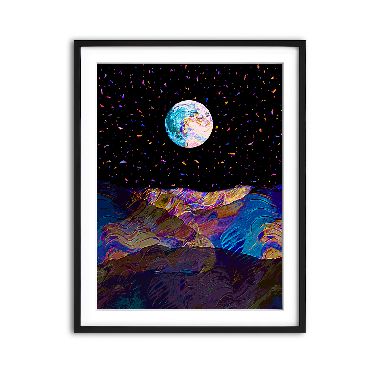 Framed Print 3x4 Black