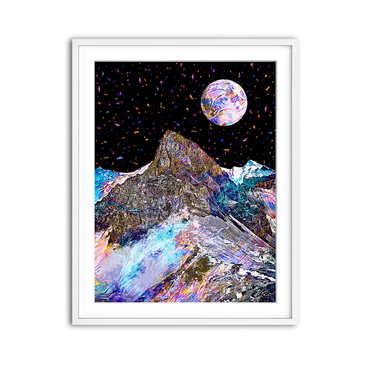 Framed Print 3x4 White