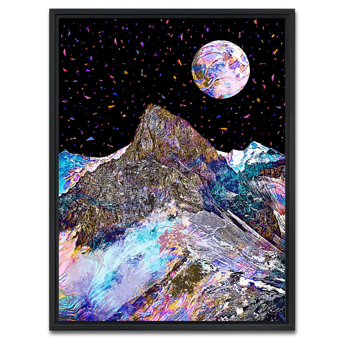AUTO-MOCKUP WHITE | Moonscape 8 | 1 Piece | Black Framed Canvas | group=3x4