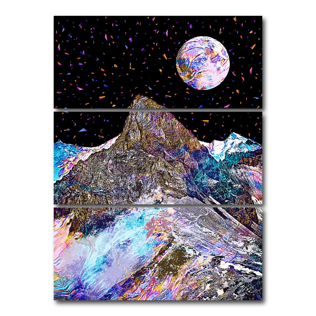 AUTO-MOCKUP WHITE | Moonscape 8 | 3 Piece | Gallery Wrap Canvas | group=8x18_stacked