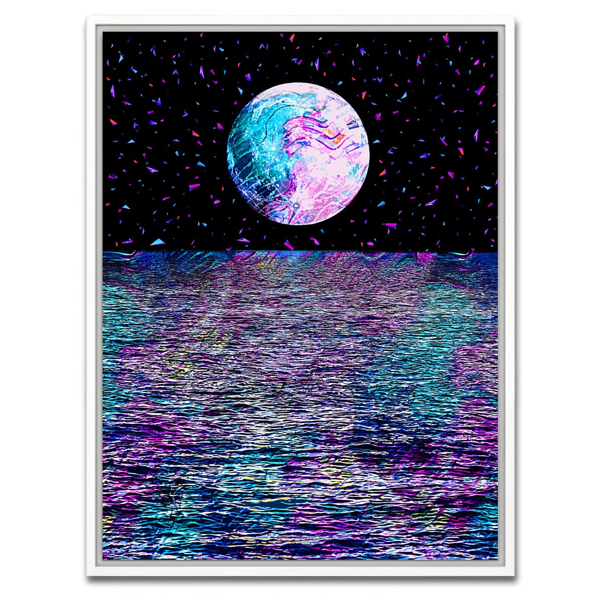 AUTO-MOCKUP WHITE | Moonscape 9 | 1 Piece | White Framed Canvas | group=3x4