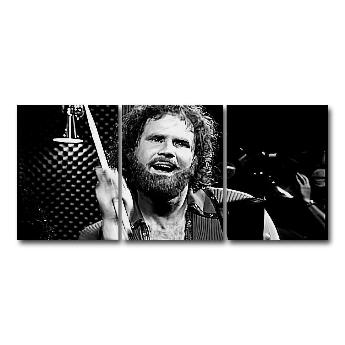 AUTO-MOCKUP WHITE | More Cowbell Grayscale | 3 Piece | Gallery Wrap Canvas | group=18x24