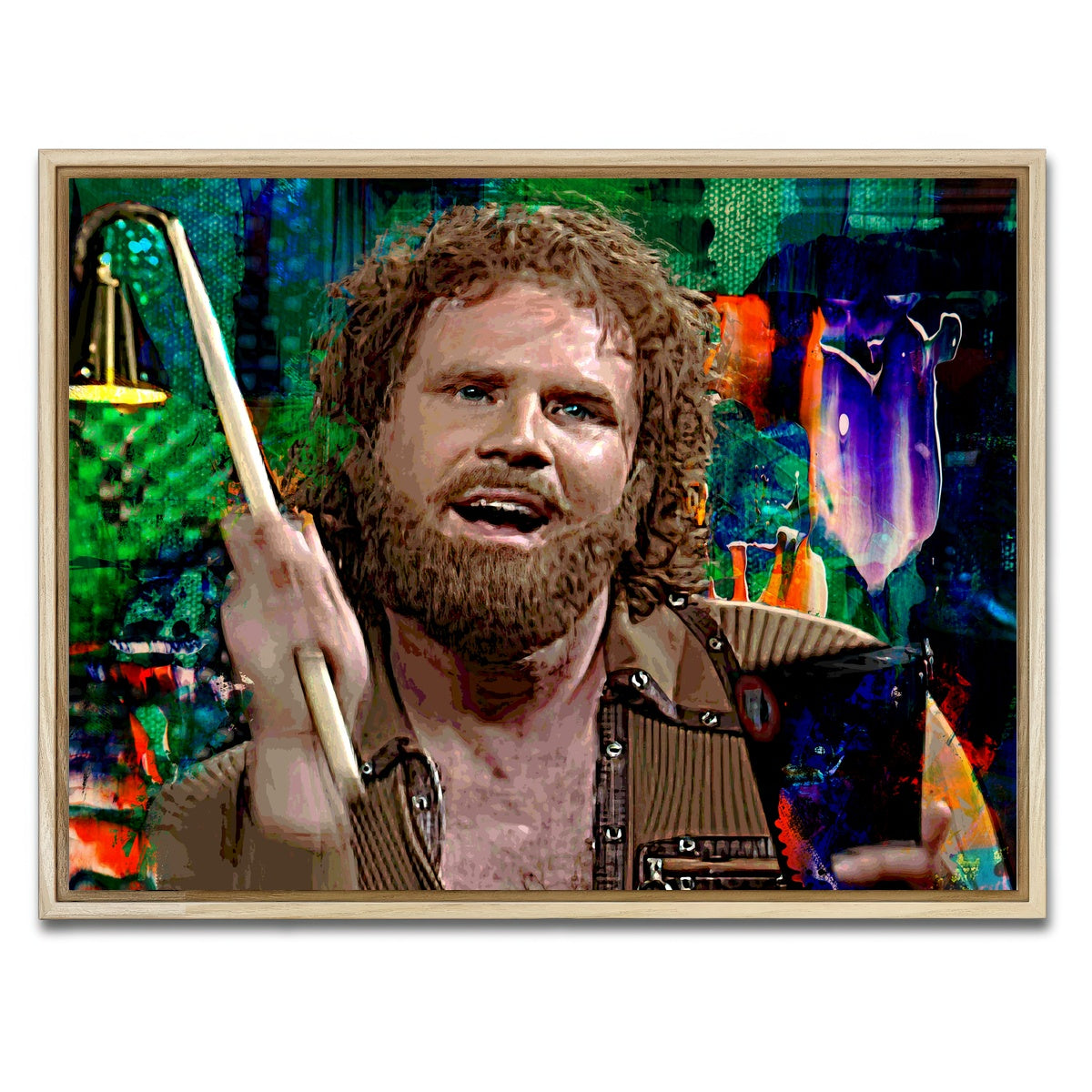 AUTO-MOCKUP WHITE | More Cowbell | 1 Piece | Natural Framed Canvas | group=4x3