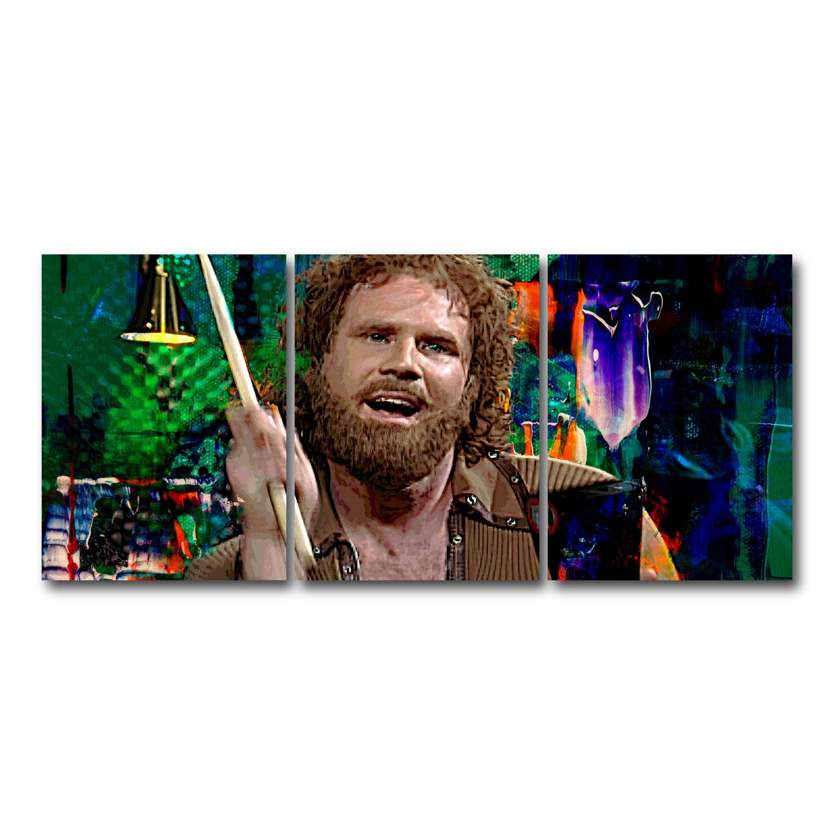 AUTO-MOCKUP WHITE | More Cowbell | 3 Piece | Gallery Wrap Canvas | group=18x24