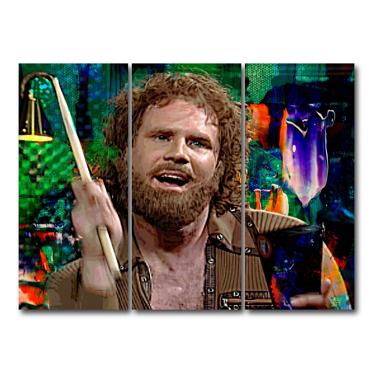 AUTO-MOCKUP WHITE | More Cowbell | 3 Piece | Gallery Wrap Canvas | group=8x18