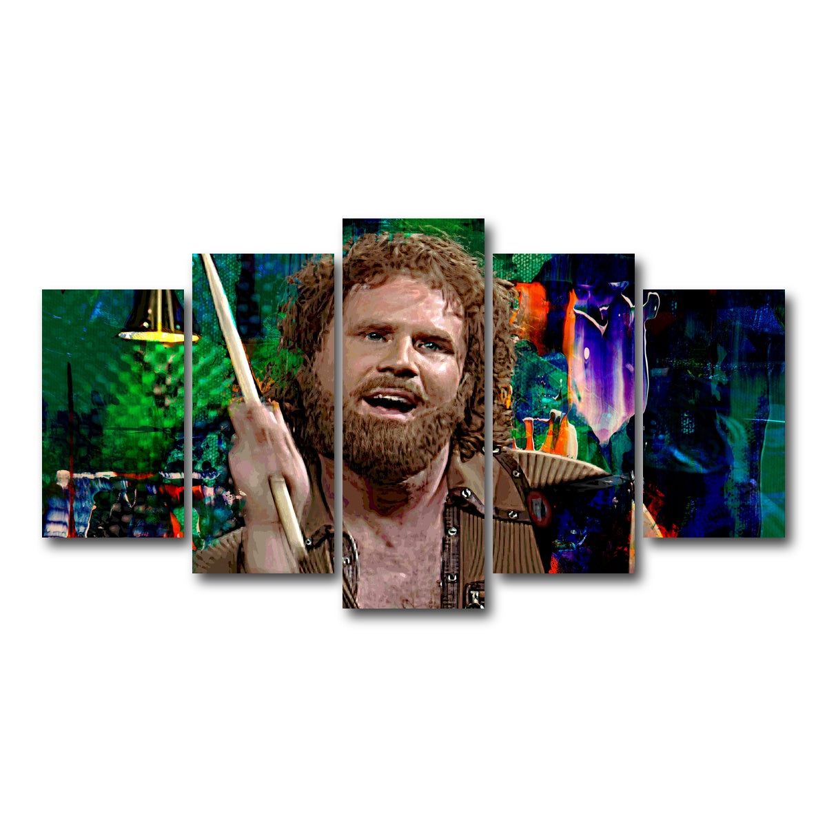 AUTO-MOCKUP WHITE | More Cowbell | 5 Piece | Gallery Wrap Canvas | group=5_normal