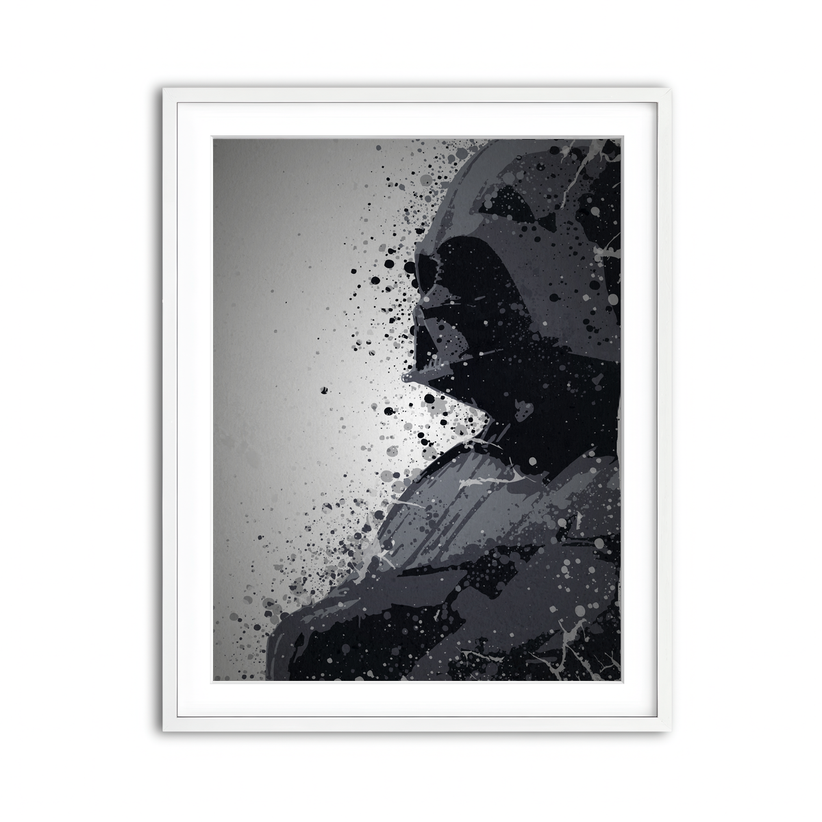 Framed Print 3x4 White