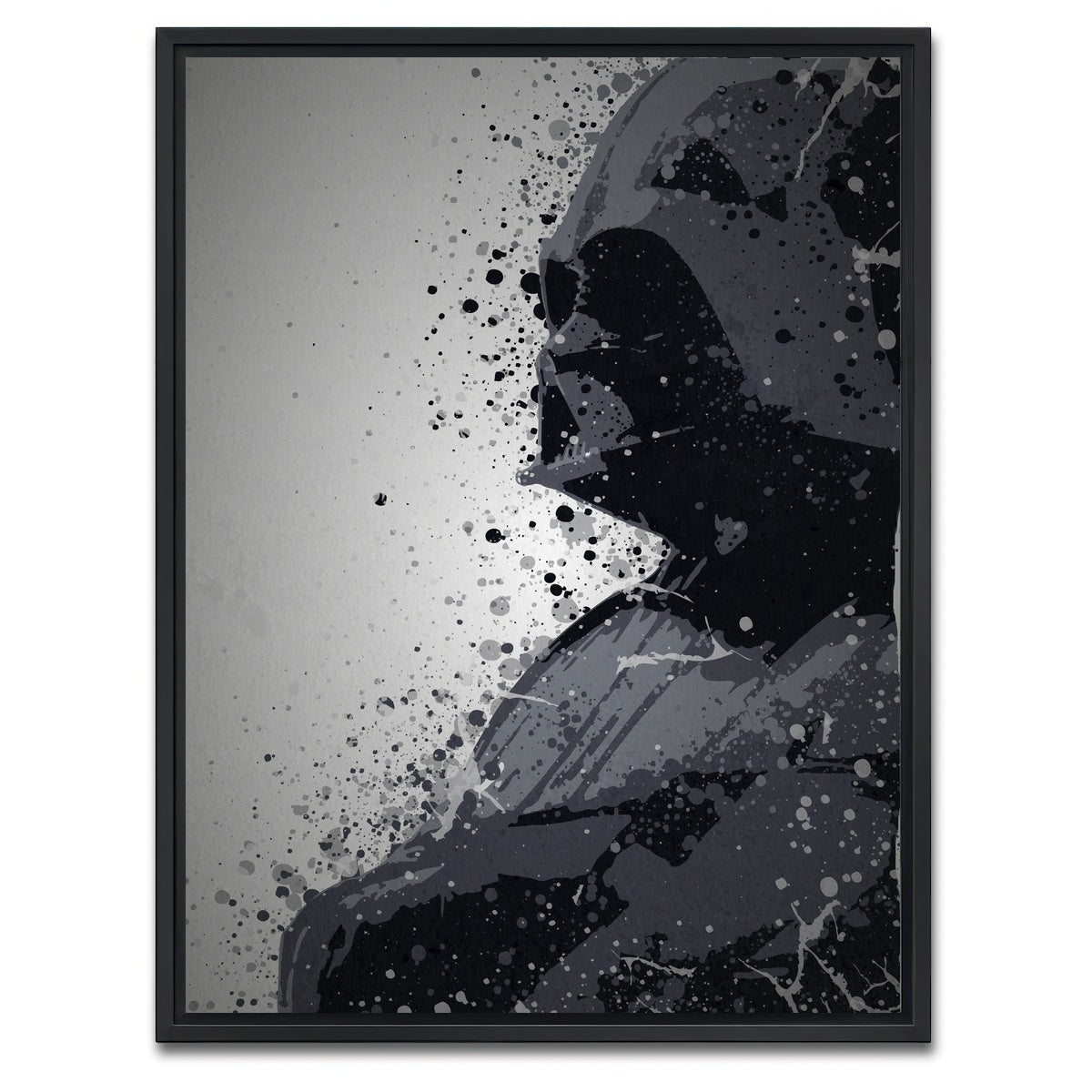 AUTO-MOCKUP WHITE | More Machine Than Man | 1 Piece | Black Framed Canvas | group=3x4