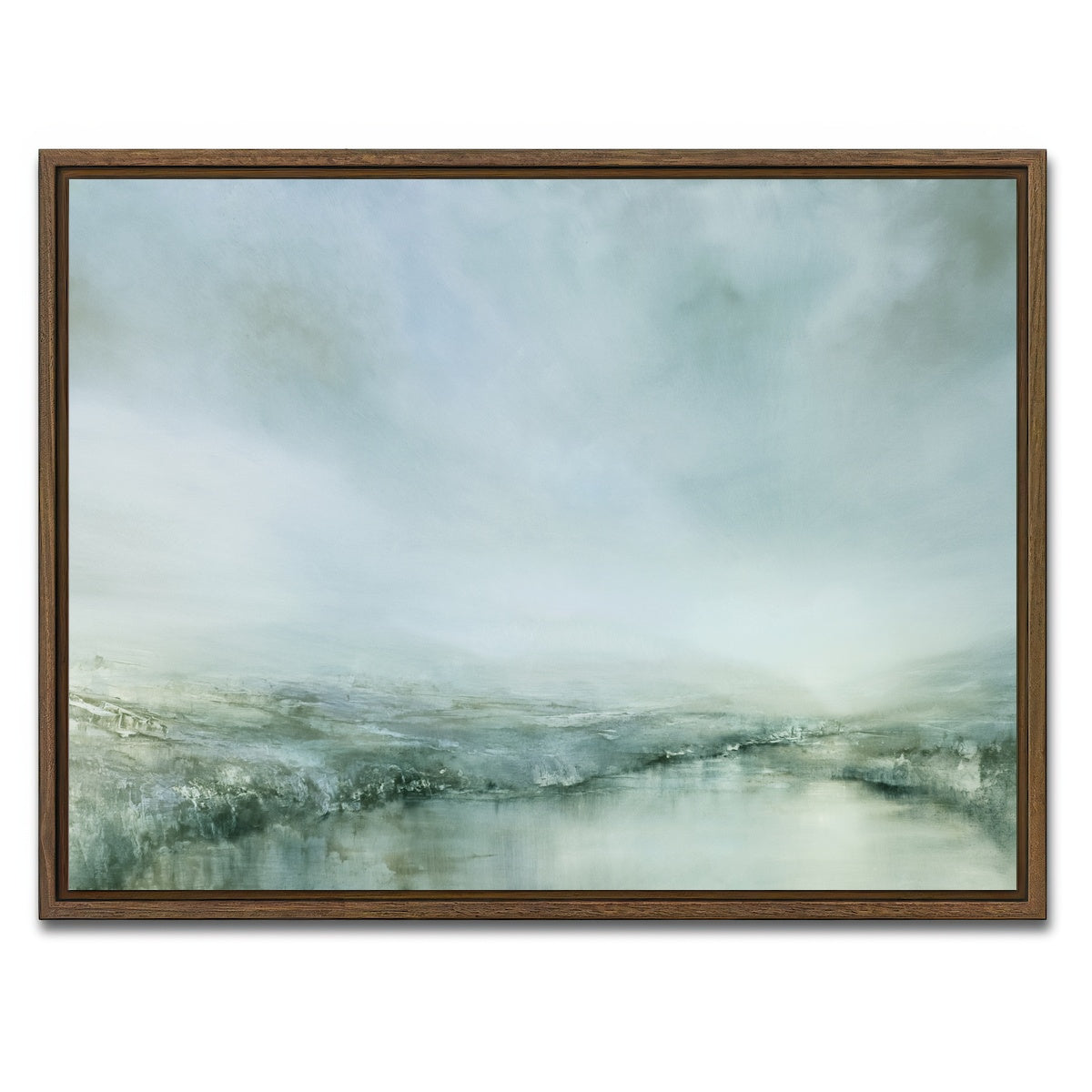 AUTO-MOCKUP WHITE | Morgentau | 1 Piece | Walnut Framed Canvas | group=4x3