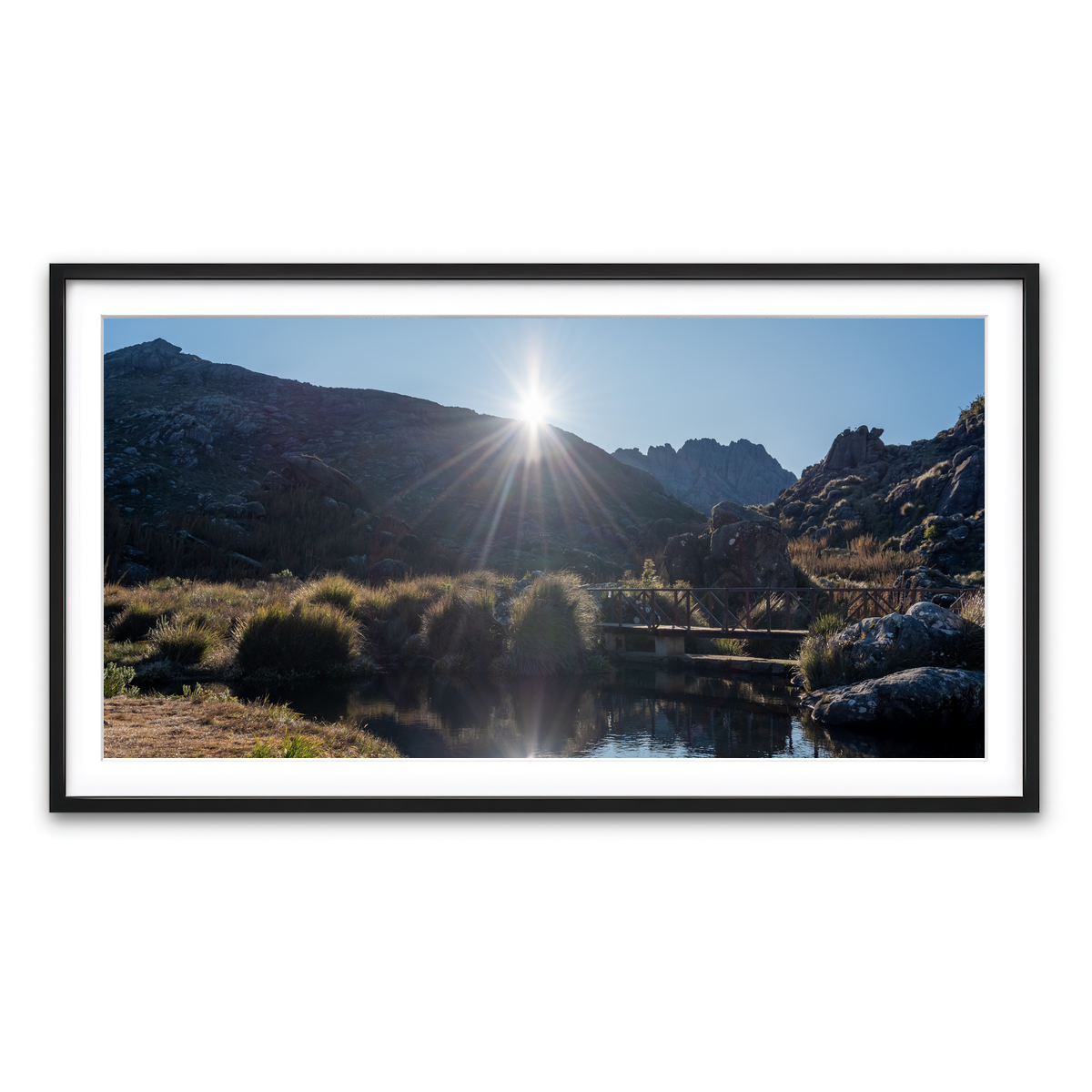 Framed Print 2x1 Black