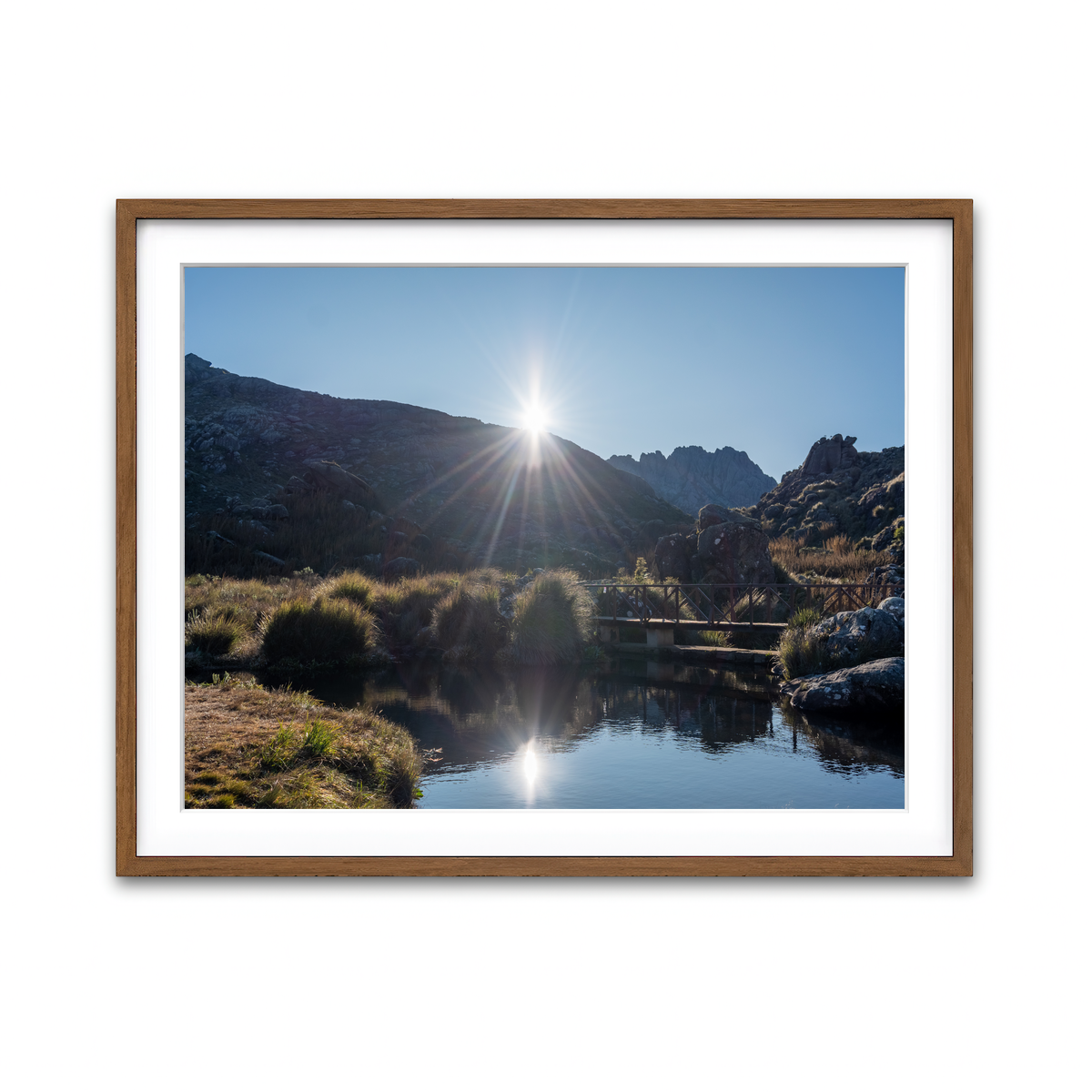 Framed Print 4x3 Walnut