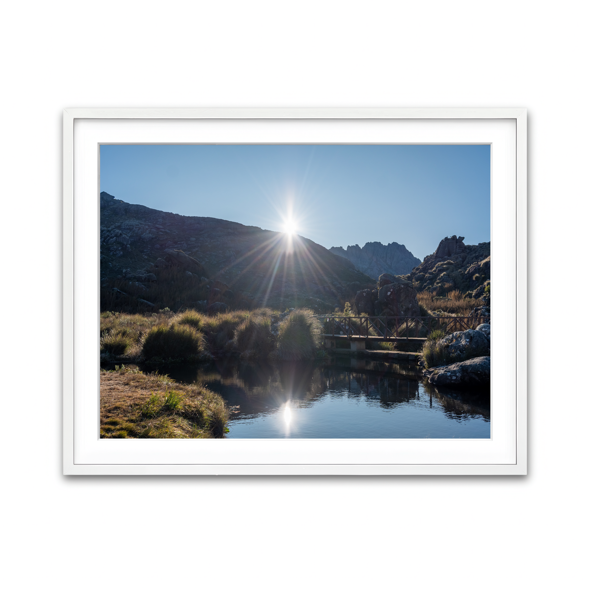 Framed Print 4x3 White