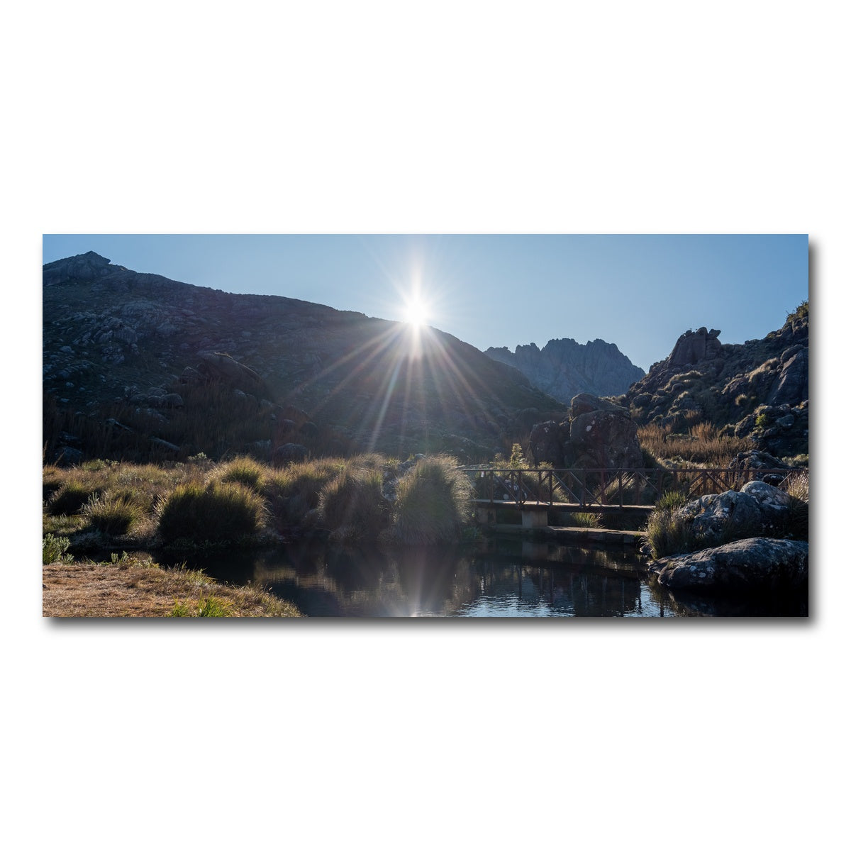 AUTO-MOCKUP WHITE | Morning - Itatiaia National Park Brazil | 1 Piece | Gallery Wrap Canvas | group=2x1