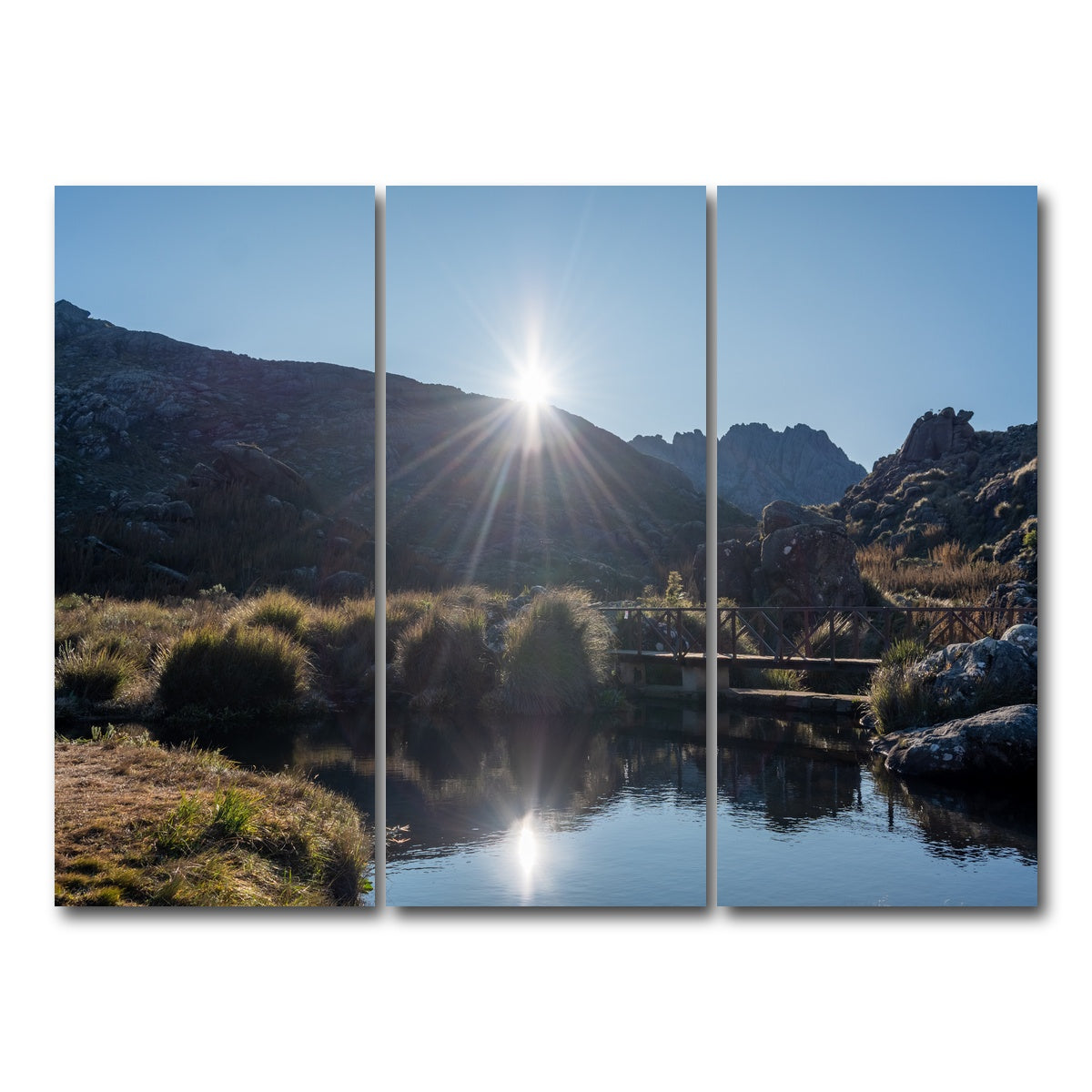 AUTO-MOCKUP WHITE | Morning - Itatiaia National Park Brazil | 3 Piece | Gallery Wrap Canvas | group=8x18