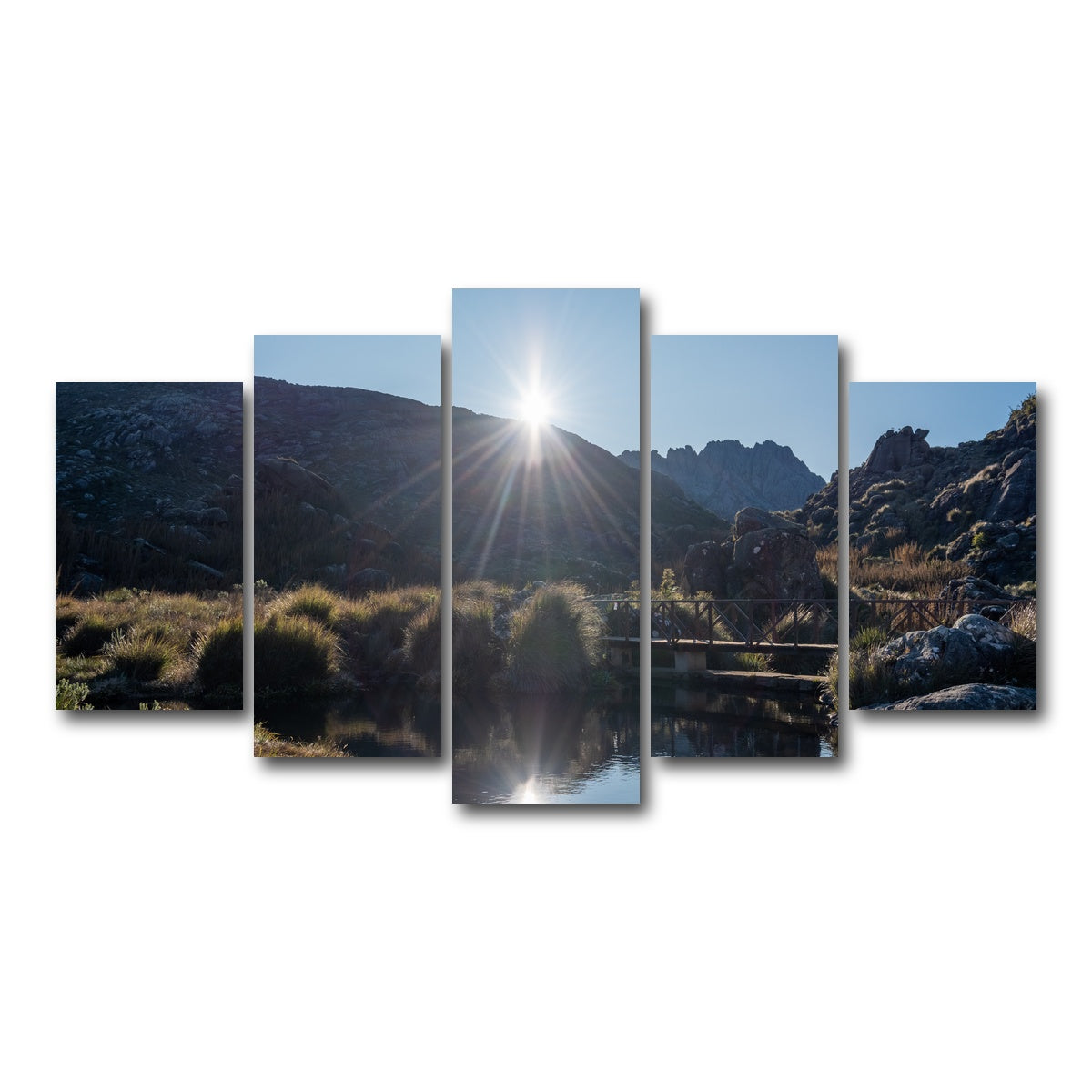 AUTO-MOCKUP WHITE | Morning - Itatiaia National Park Brazil | 5 Piece | Gallery Wrap Canvas | group=5_normal