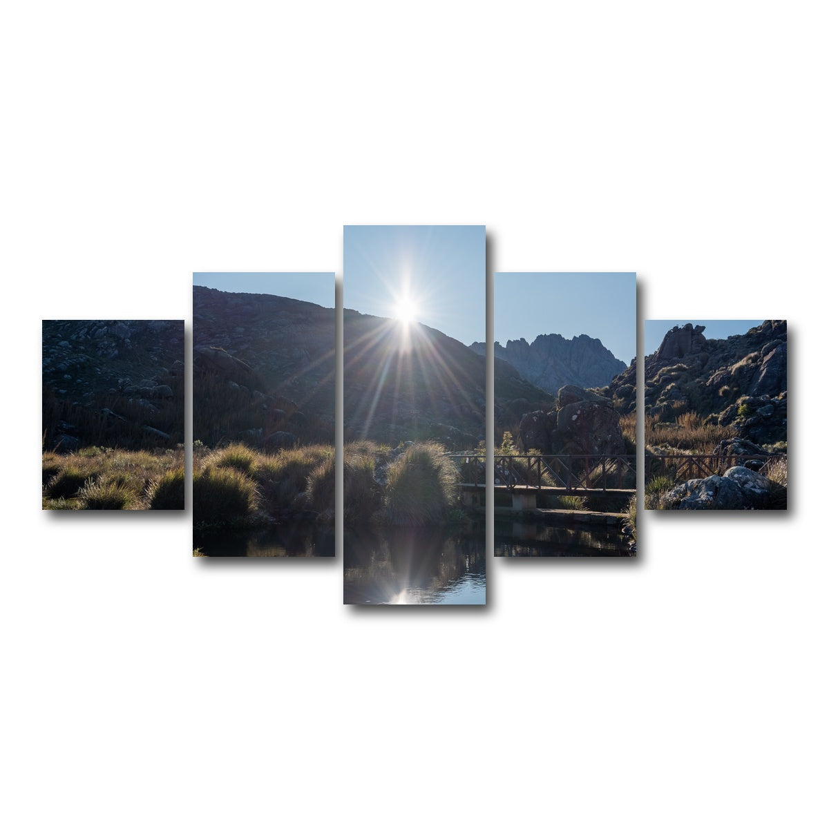 AUTO-MOCKUP WHITE | Morning - Itatiaia National Park Brazil | 5 Piece | Gallery Wrap Canvas | group=5_short