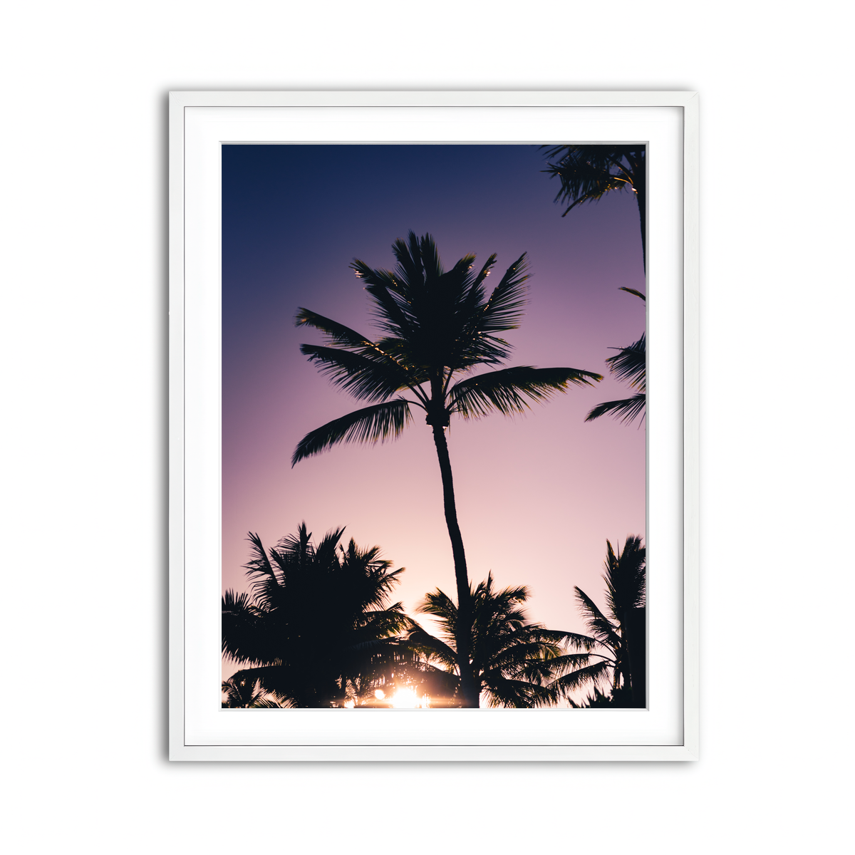 Framed Print 3x4 White