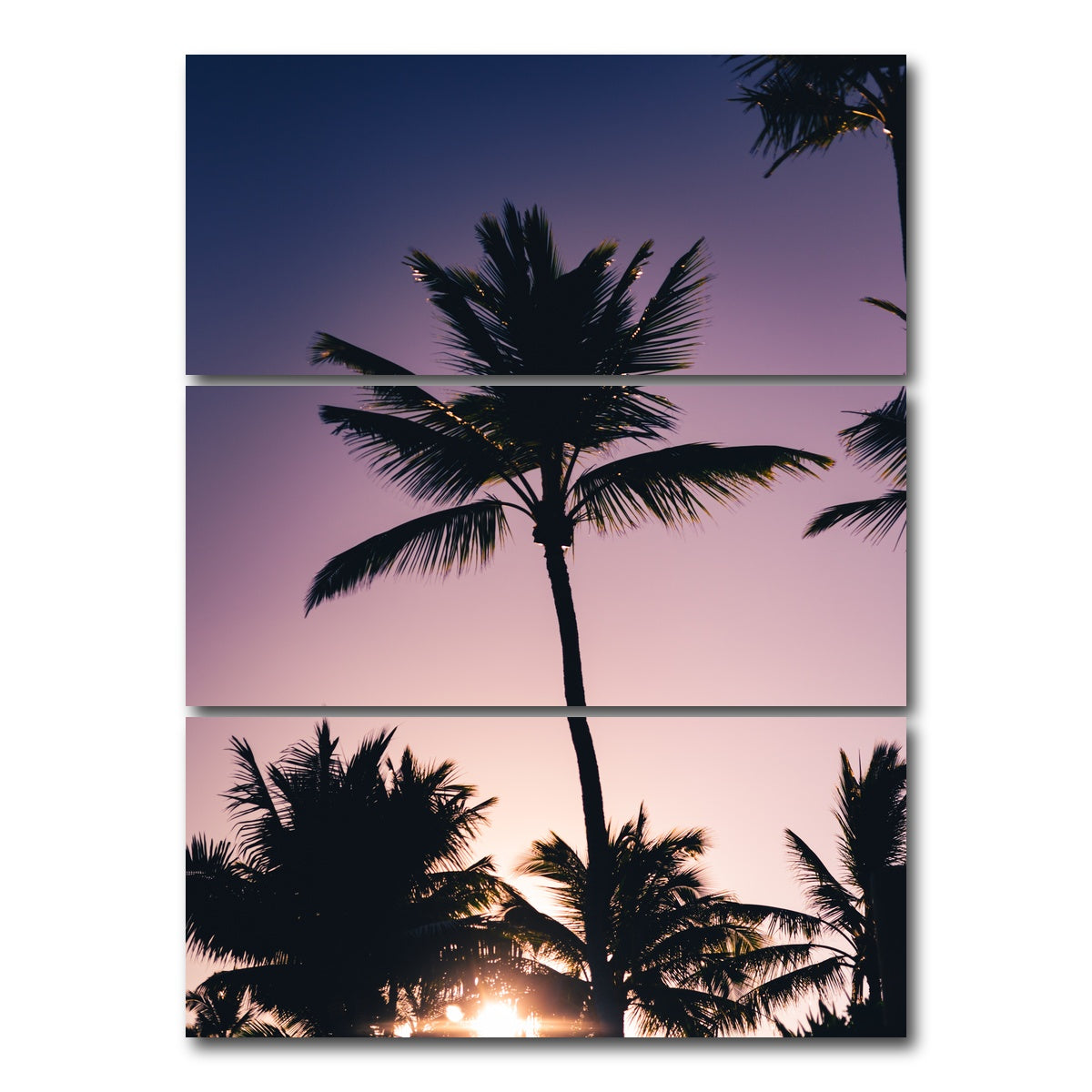 AUTO-MOCKUP WHITE | Morning Colors | 3 Piece | Gallery Wrap Canvas | group=8x18_stacked