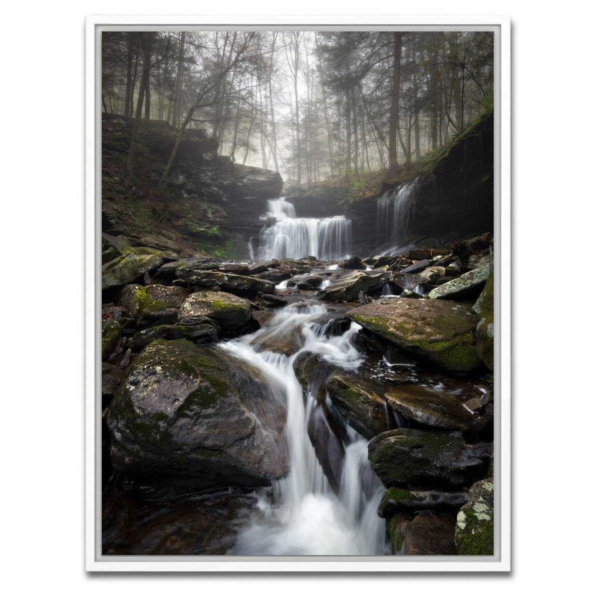 AUTO-MOCKUP WHITE | Morning Glow | 1 Piece | White Framed Canvas | group=3x4