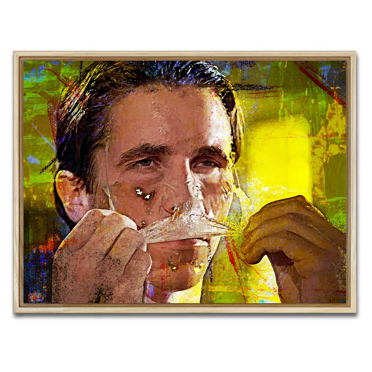 AUTO-MOCKUP WHITE | Morning Routine | 1 Piece | Natural Framed Canvas | group=4x3