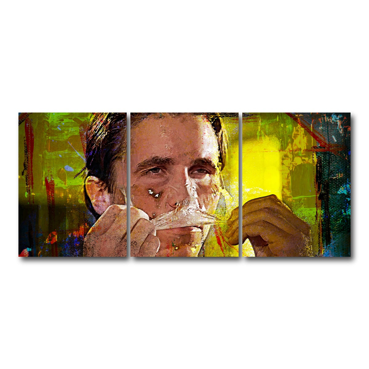 AUTO-MOCKUP WHITE | Morning Routine | 3 Piece | Gallery Wrap Canvas | group=18x24