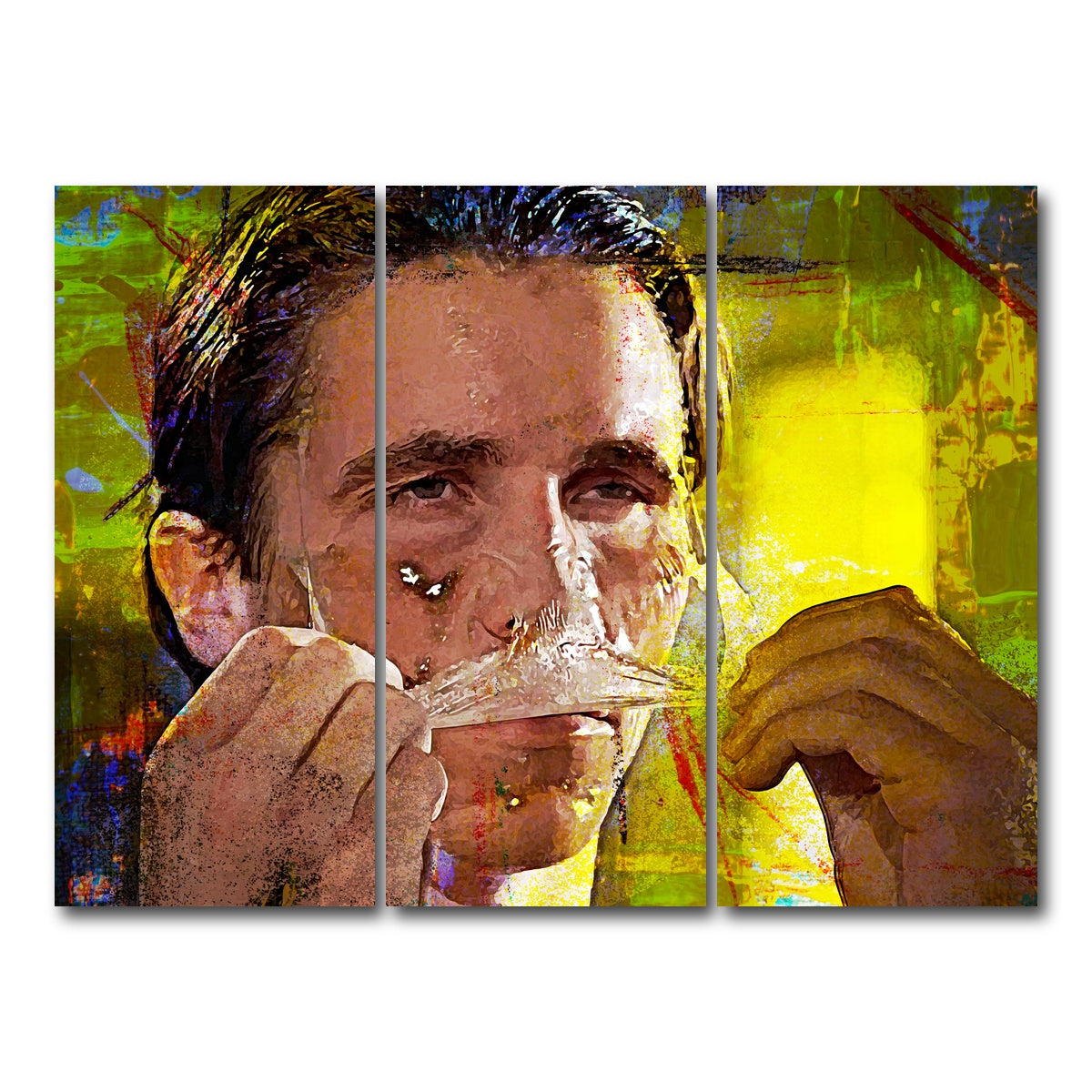 AUTO-MOCKUP WHITE | Morning Routine | 3 Piece | Gallery Wrap Canvas | group=8x18