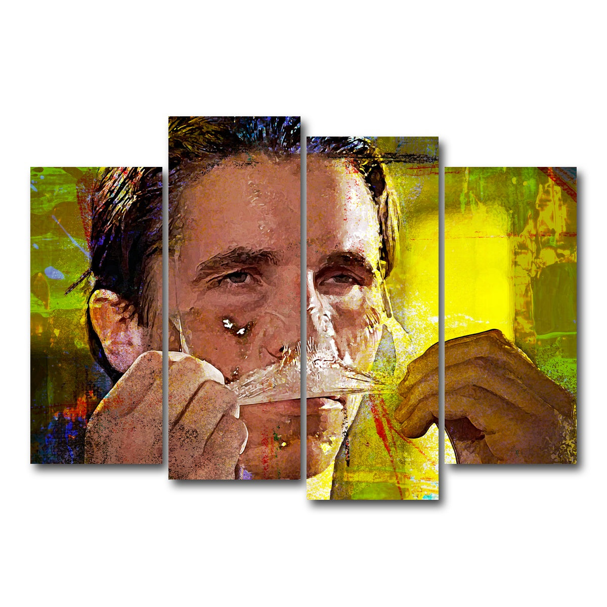 AUTO-MOCKUP WHITE | Morning Routine | 4 Piece | Gallery Wrap Canvas | group=4_normal