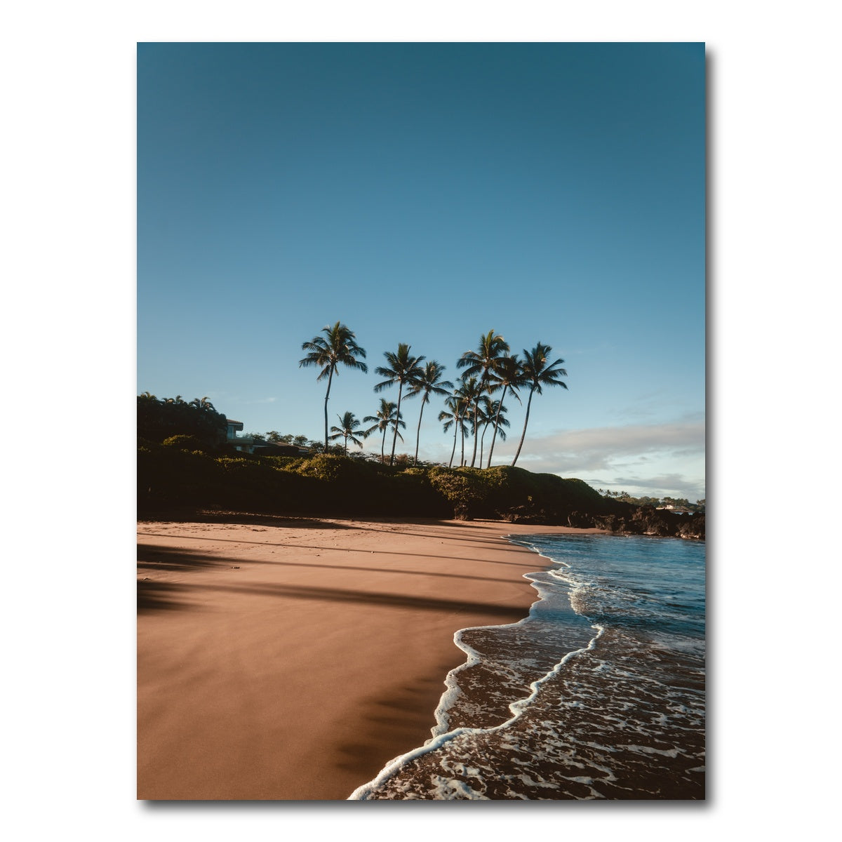AUTO-MOCKUP WHITE | Morning Walk on the Beach | 1 Piece | Gallery Wrap Canvas | group=3x4