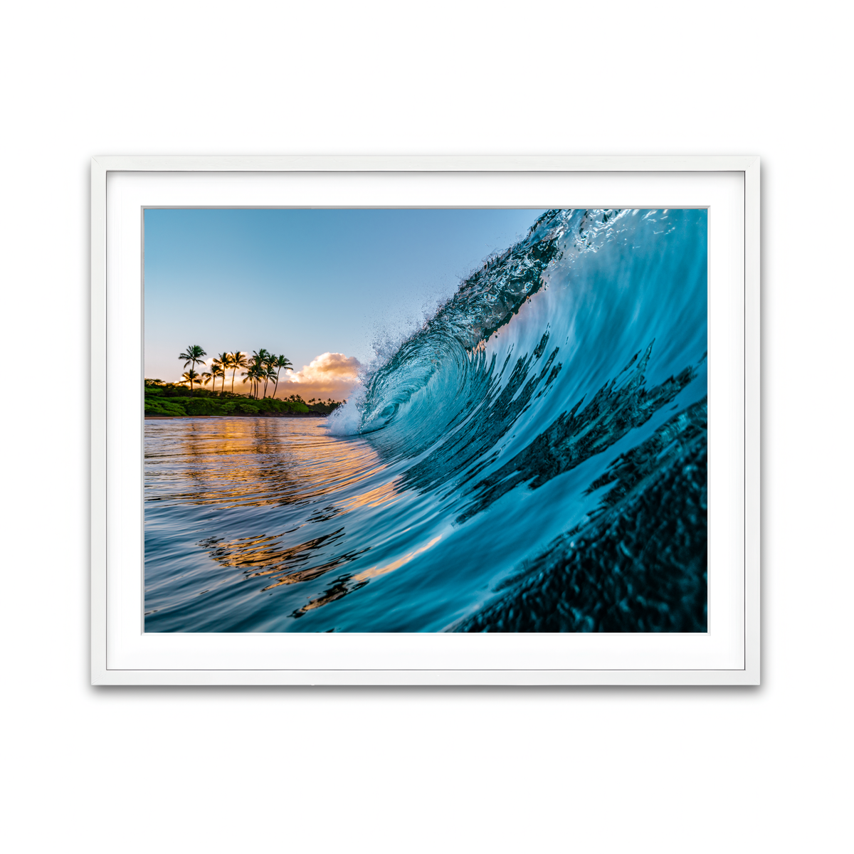 Framed Print 4x3 White