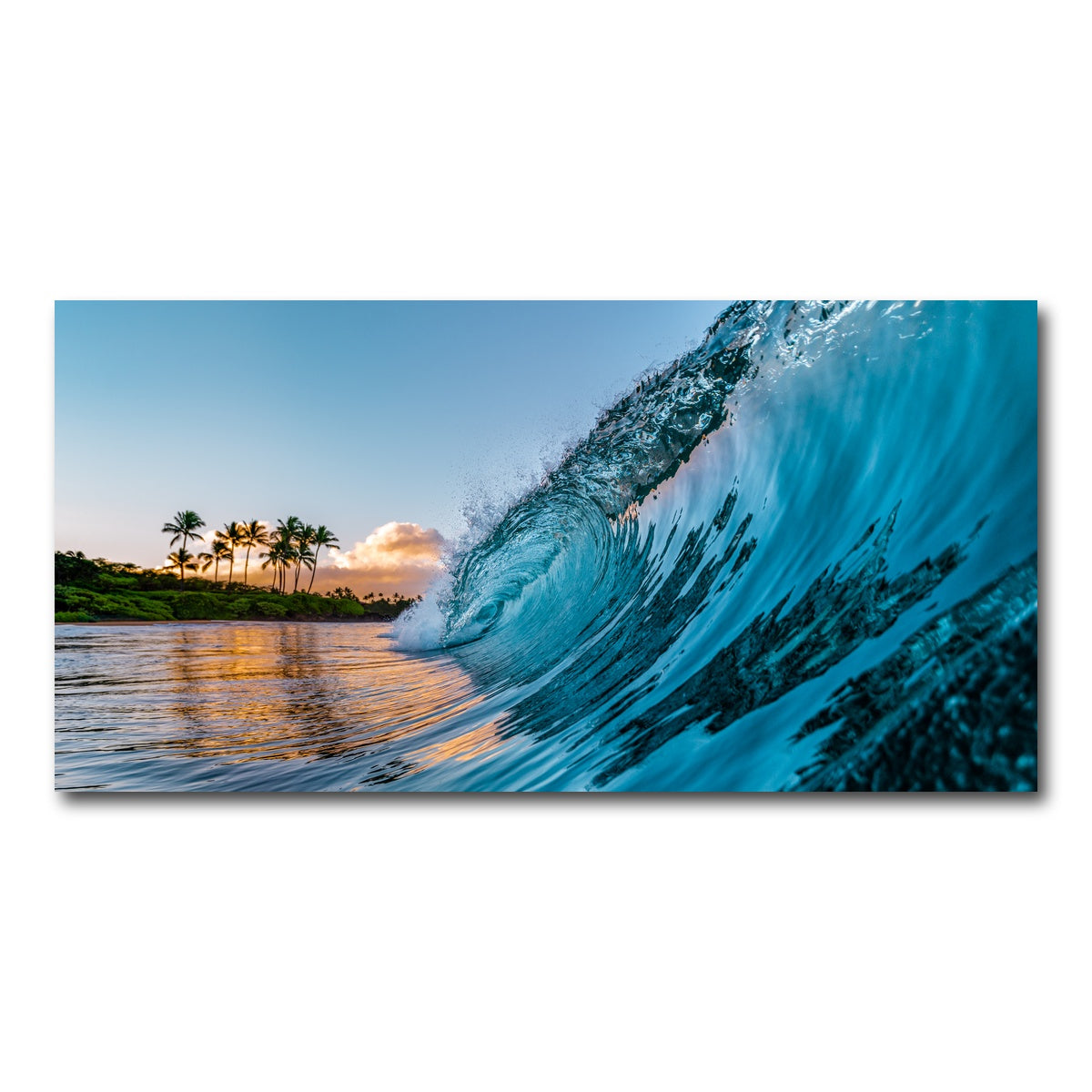 AUTO-MOCKUP WHITE | Morning Wave | 1 Piece | Gallery Wrap Canvas | group=2x1
