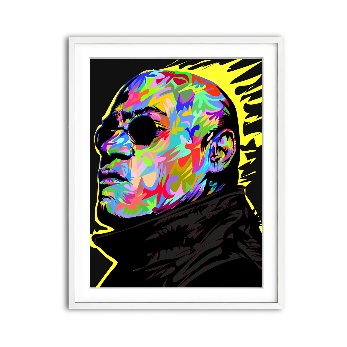 Framed Print 3x4 White