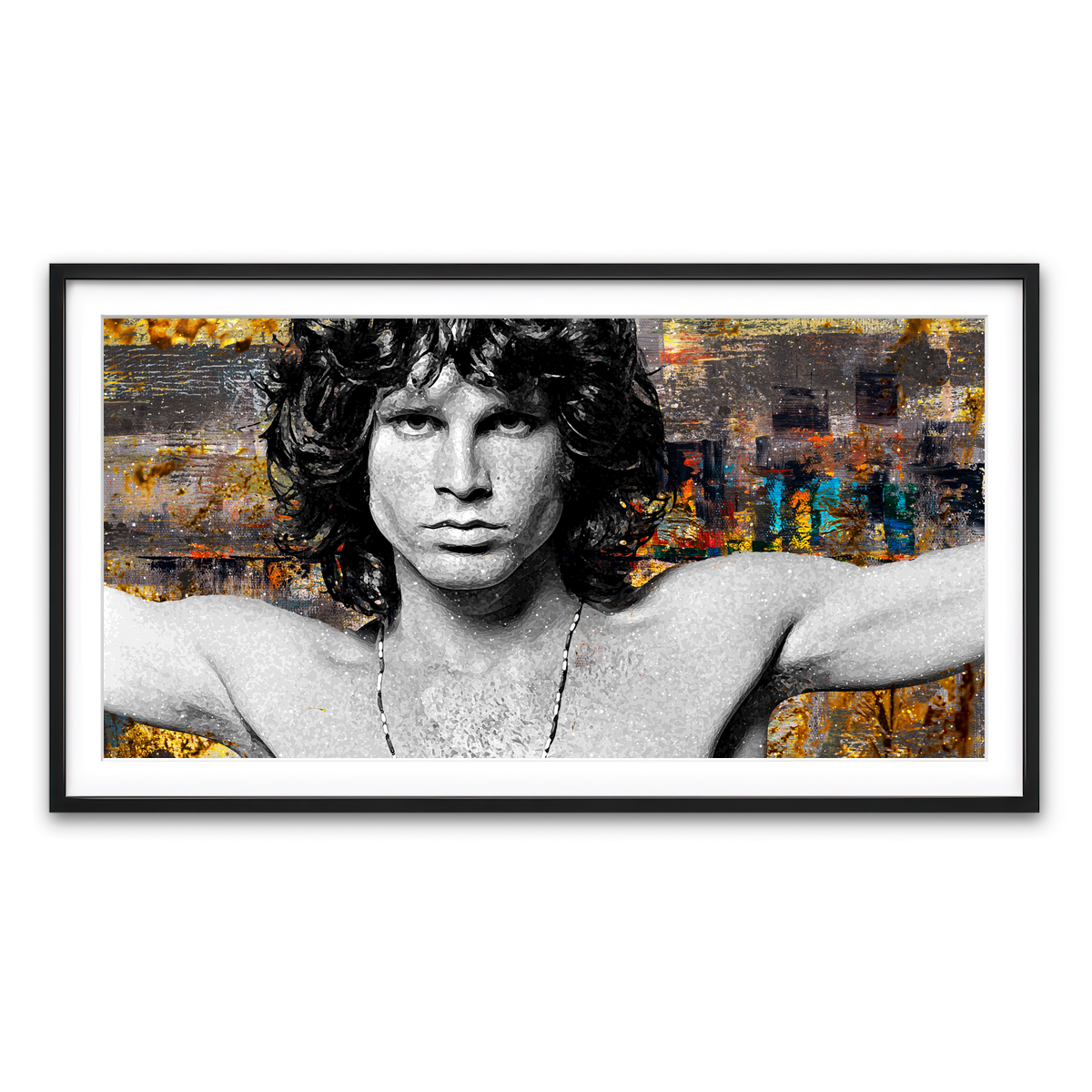 Framed Print 2x1 Black