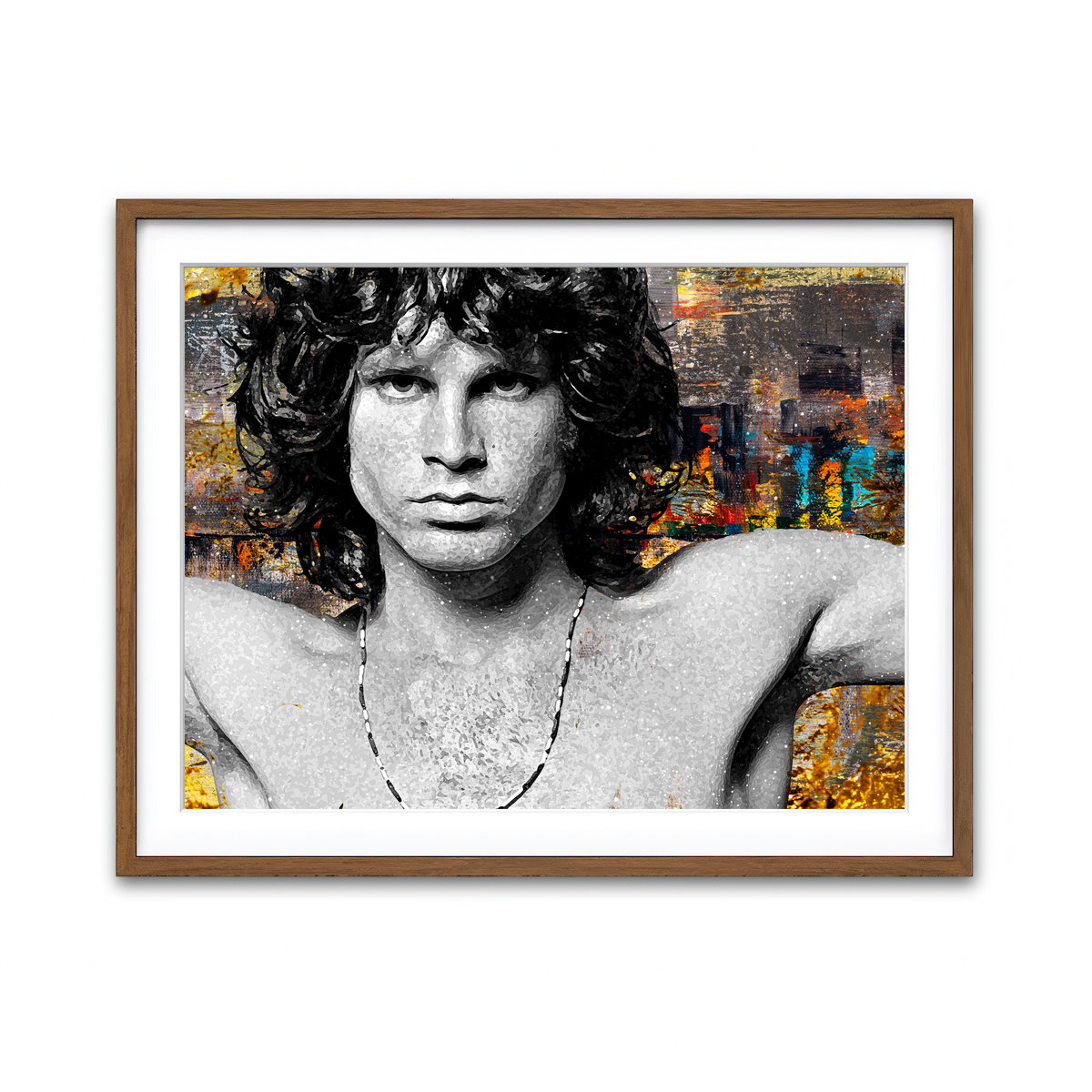 Framed Print 4x3 Walnut