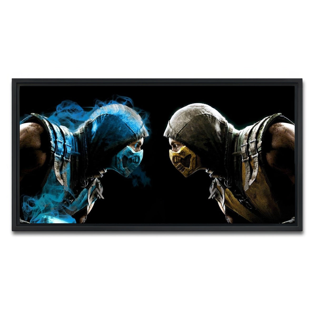 AUTO-MOCKUP WHITE | Mortal Kombat | 1 Piece | Black Framed Canvas | group=2x1