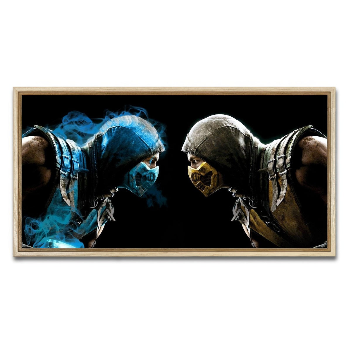 AUTO-MOCKUP WHITE | Mortal Kombat | 1 Piece | Natural Framed Canvas | group=2x1