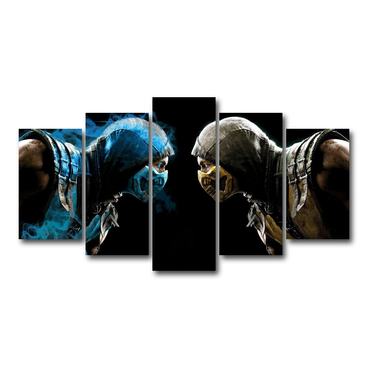 AUTO-MOCKUP WHITE | Mortal Kombat | 5 Piece | Gallery Wrap Canvas | group=5_normal