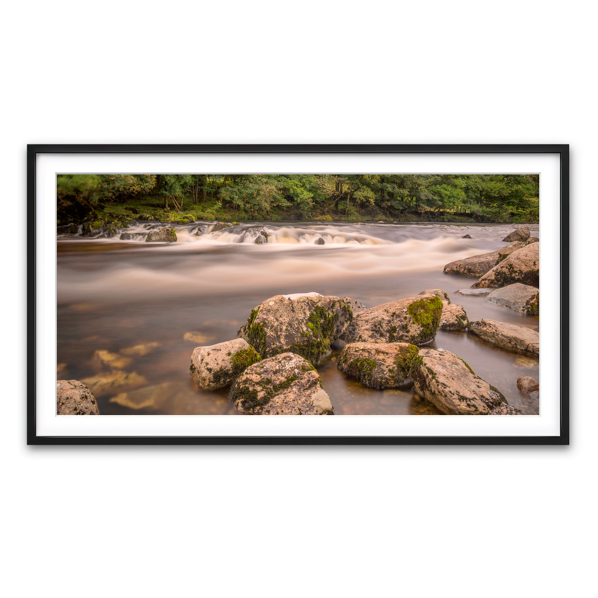 Framed Print 2x1 Black