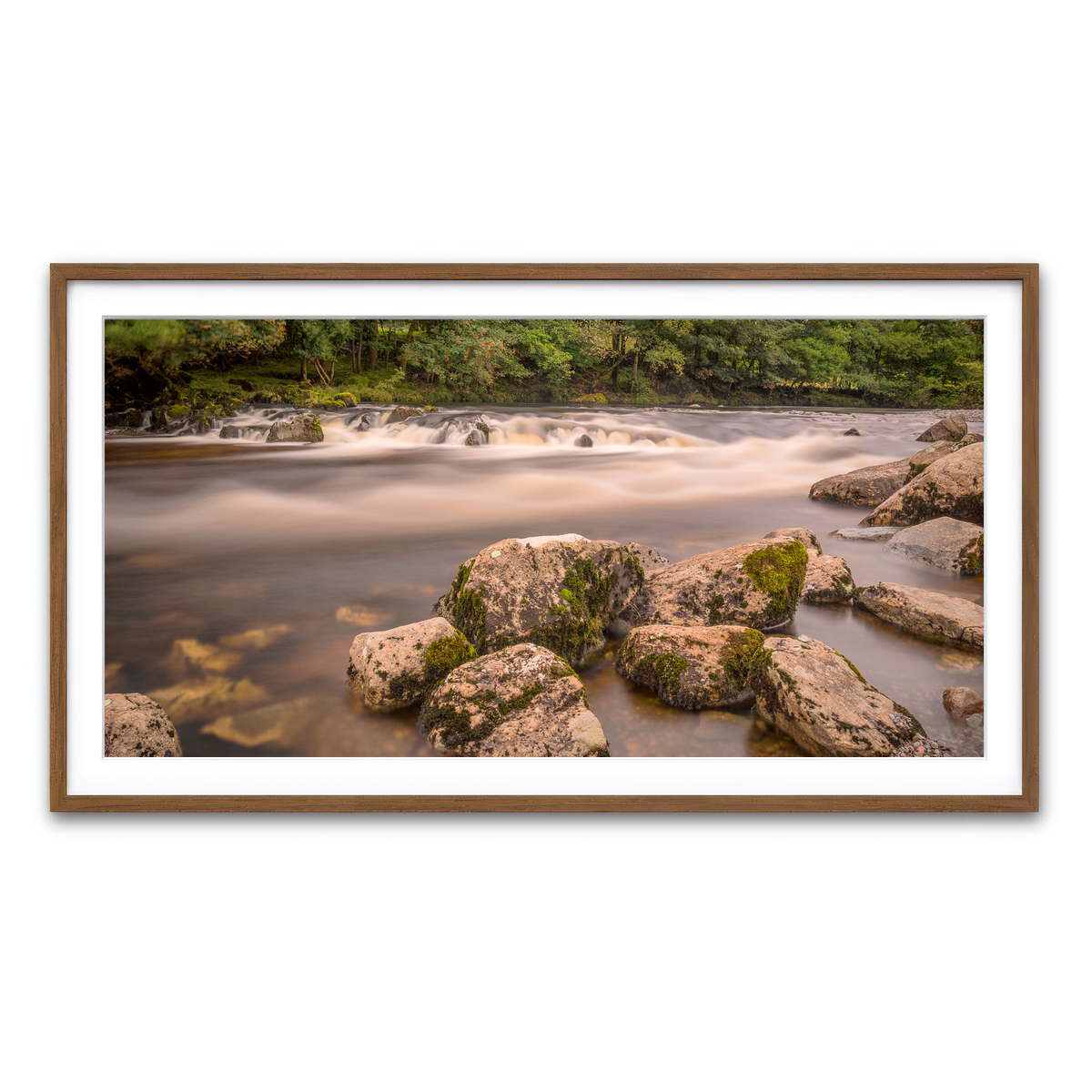 Framed Print 2x1 Walnut
