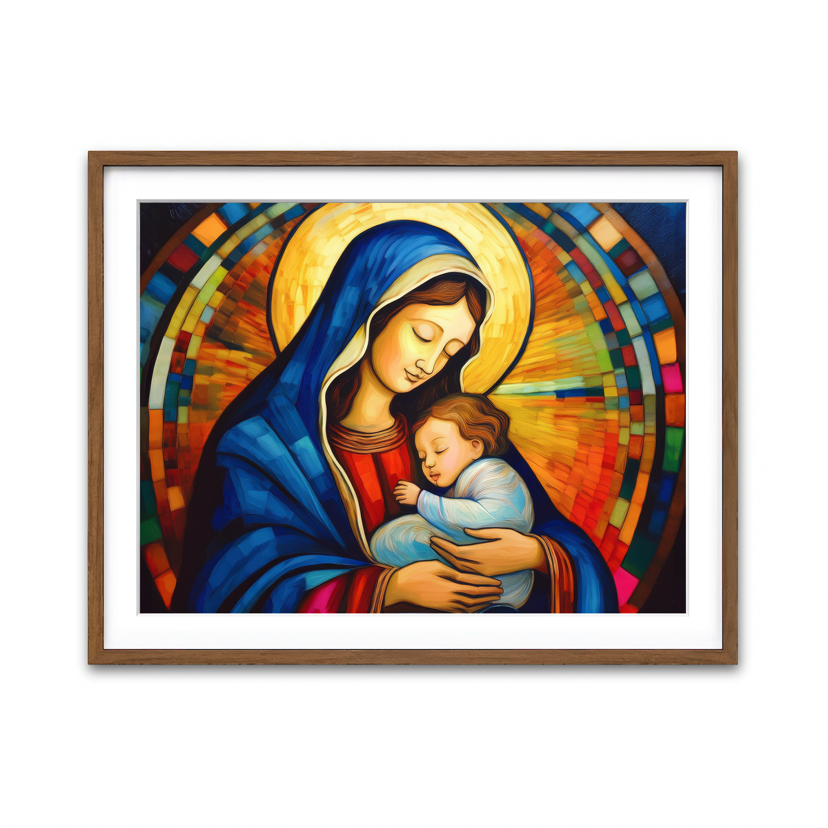 Framed Print 4x3 Walnut