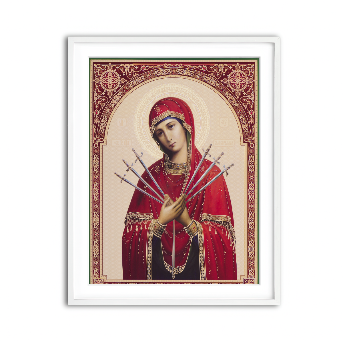 Framed Print 3x4 White