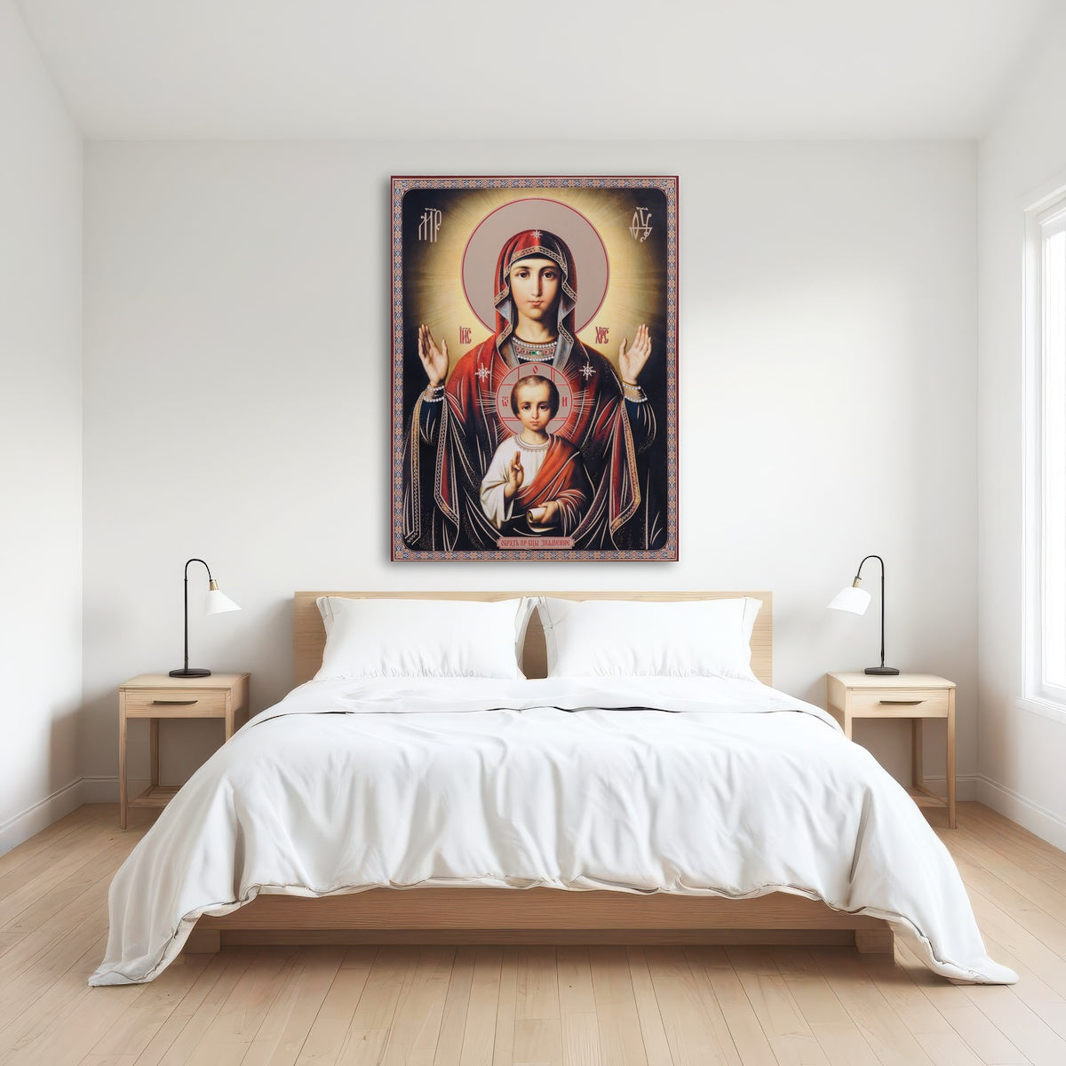 AUTO-MOCKUP ROOM | Mother Mary with Little Jesus